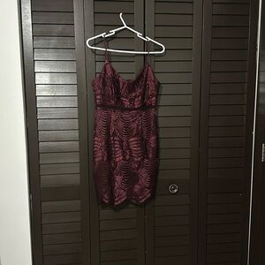 Guess Burgundy Dress